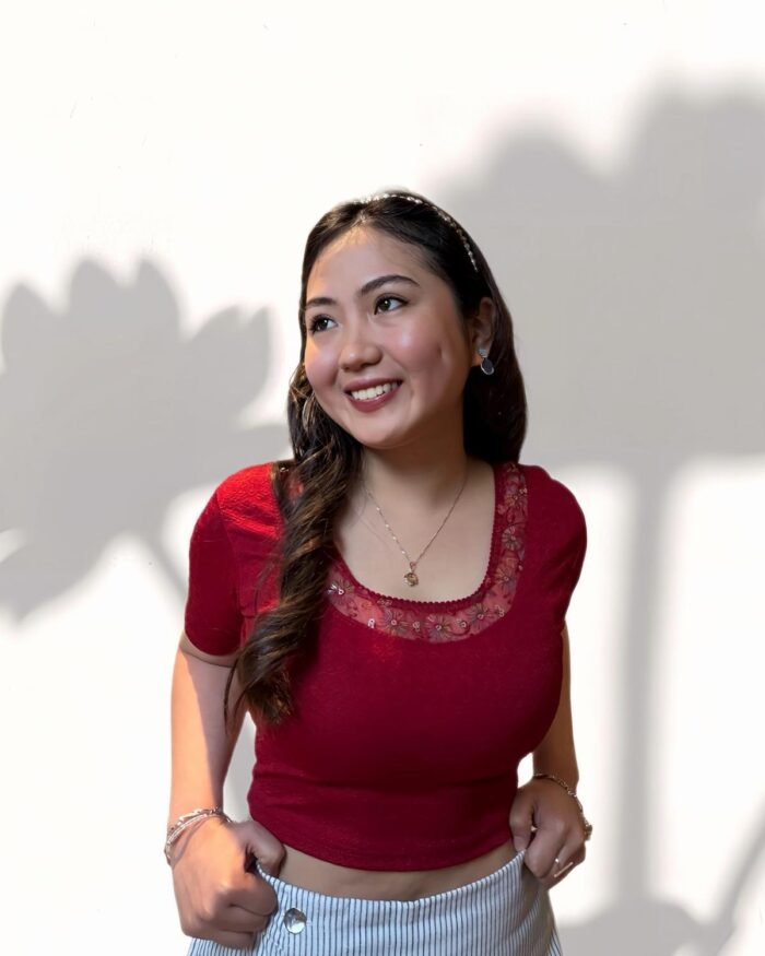 Ready to wear Blouse Maroon